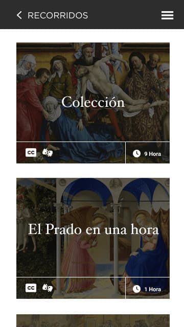 Recorridos: la colección y «El Prado en una hora»